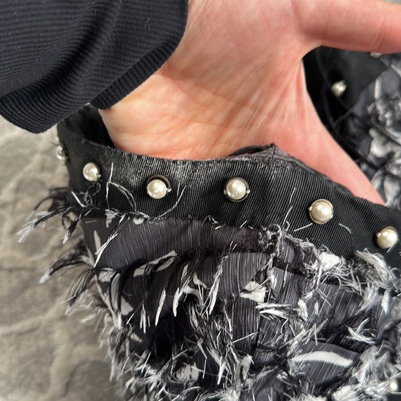 Prabal Gurung Fringe Chiffon Dress, Arielle charnas somethingnavy gown altered - Picture 15 of 15